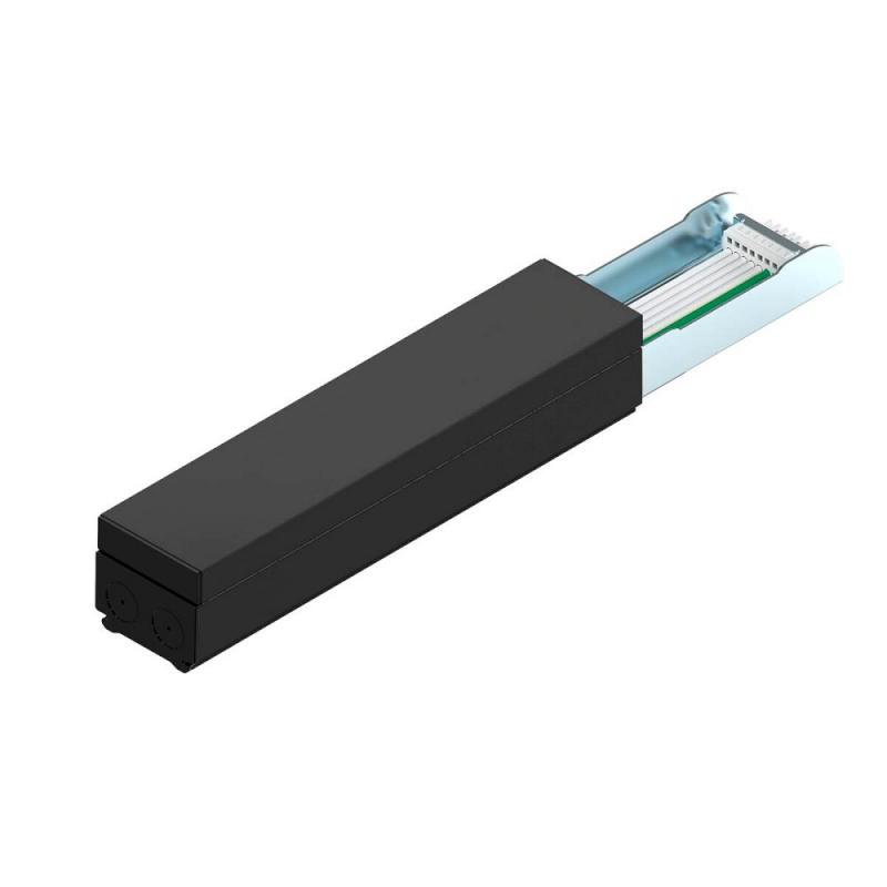 SLV 1010551 EASYLIGHT FOB 300 7 25 BK Feed out Box 300mm 7-polig 2,5mm² schwarz – flexible Durchverdrahtung für EASYLIGHT Lichtbandsysteme
