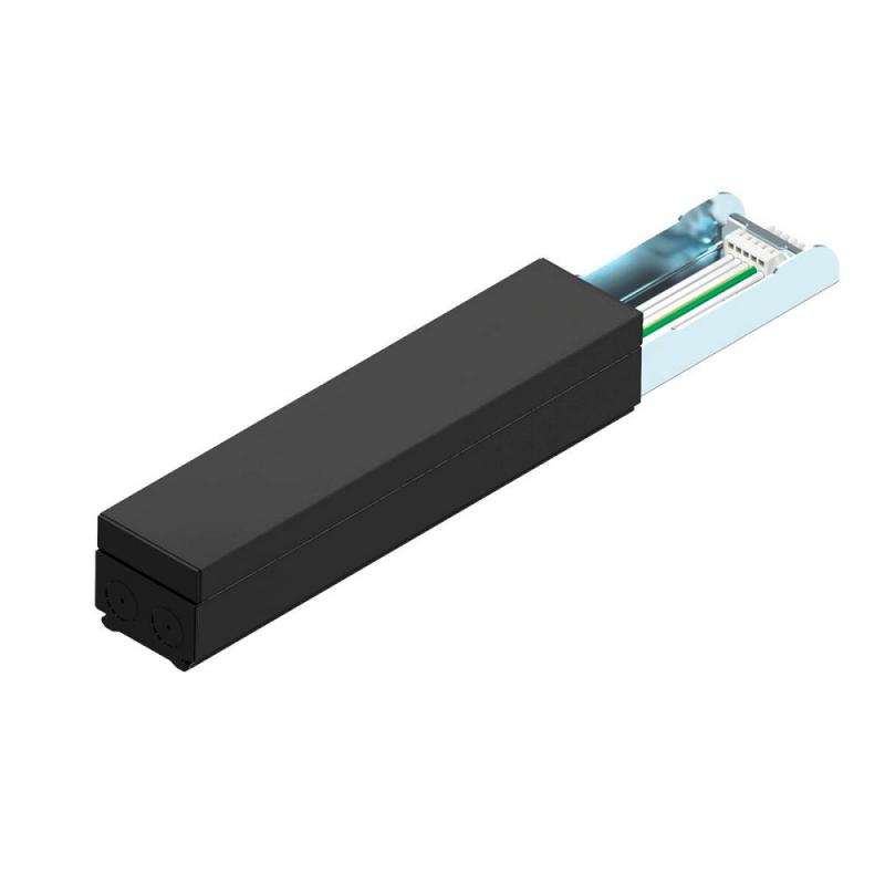 SLV 1010550 EASYLIGHT FOB 300 5 25 BK Feed out Box 300mm 5-polig 2,5mm² schwarz – Durchverdrahtung für EASYLIGHT Lichtbandsysteme