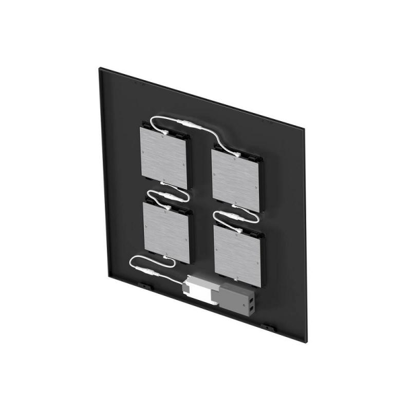 SLV 1010715 PAVANNO – LED Einbauleuchte 60x60 cm 22W DALI 3000/4000/5000K UGR<19 schwarz