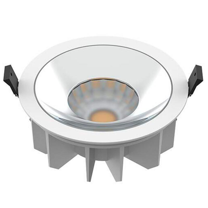 SLV 1010764 DOWNLIGHT P 165 30 HG 840 60 ML DALI WH IP54 – 5W LED Einbaudownlight 4000K 60° weiß CRI80 DALI - Einbaudurchmesser: 15 cm