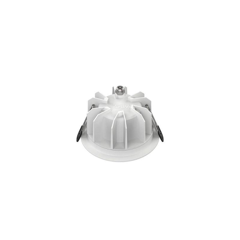 SLV 1010762 DOWNLIGHT P 115 18 WM 840 60 ML DALI WH IP54 – 5W LED Einbaudownlight 4000K 60° weiß CRI80 DALI  - Einbaudurchmesser: 10 cm