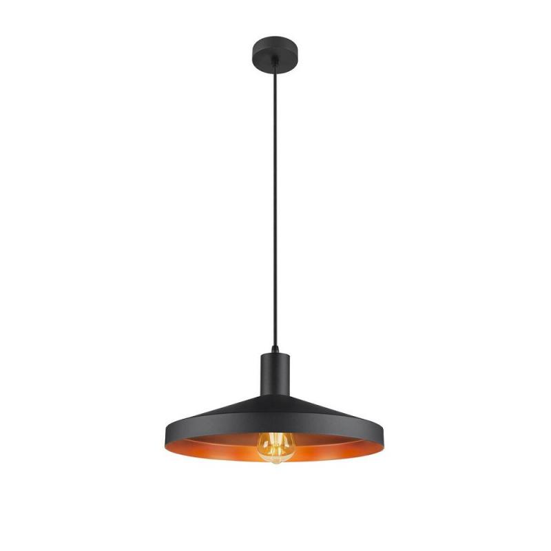 SLV 1010787 Pendelleuchte, E27 Base, TETRA 36, Pendellänge 200 cm, Leuchtmittel inklusive, schwarz