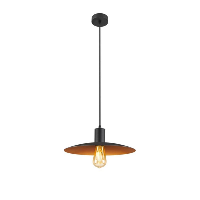 SLV 1010786 LALU® SET, Pendelleuchte, E27 Base, ELYPSE 33, Pendellänge 200 cm, Leuchtmittel inklusive, schwarz