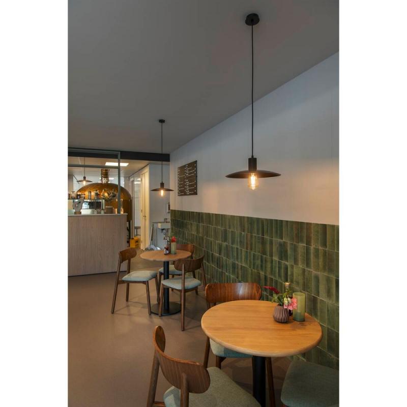 SLV 1010786 LALU® SET, Pendelleuchte, E27 Base, ELYPSE 33, Pendellänge 200 cm, Leuchtmittel inklusive, schwarz