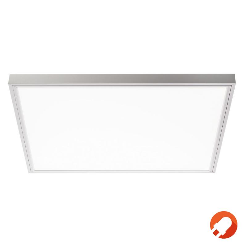 Sigor Ultra Flaches LED-Panel Aufbau weiß 62x62cm 36W 4000K 3600lm UGR<19 IP20