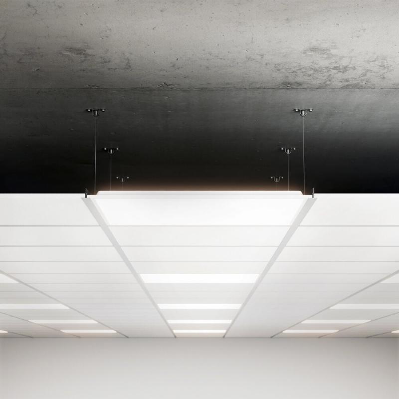 Sigor Backlit Panel Einbau Fled 595x595mm weiß UGR < 19 36W 4000K IP40 90° 4320lm Ra80 ohne Treiber