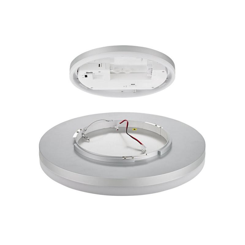 Sigor Aufbauleuchte Circel 400mm silber IP54 Ra80