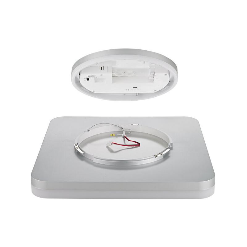 Sigor Aufbauleuchte Square 260mm silber IP54 Ra80