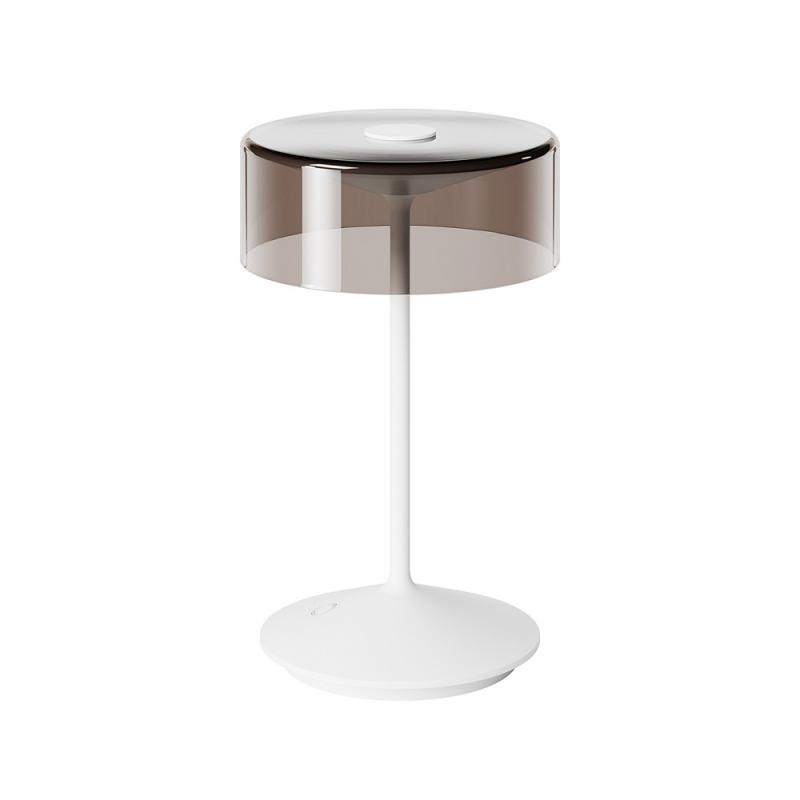 Sigor Akku-Glasleuchte Numotion in Schneeweiß mit FlexMood 2200K/2700K 265mm IP54 In- & Outdoor