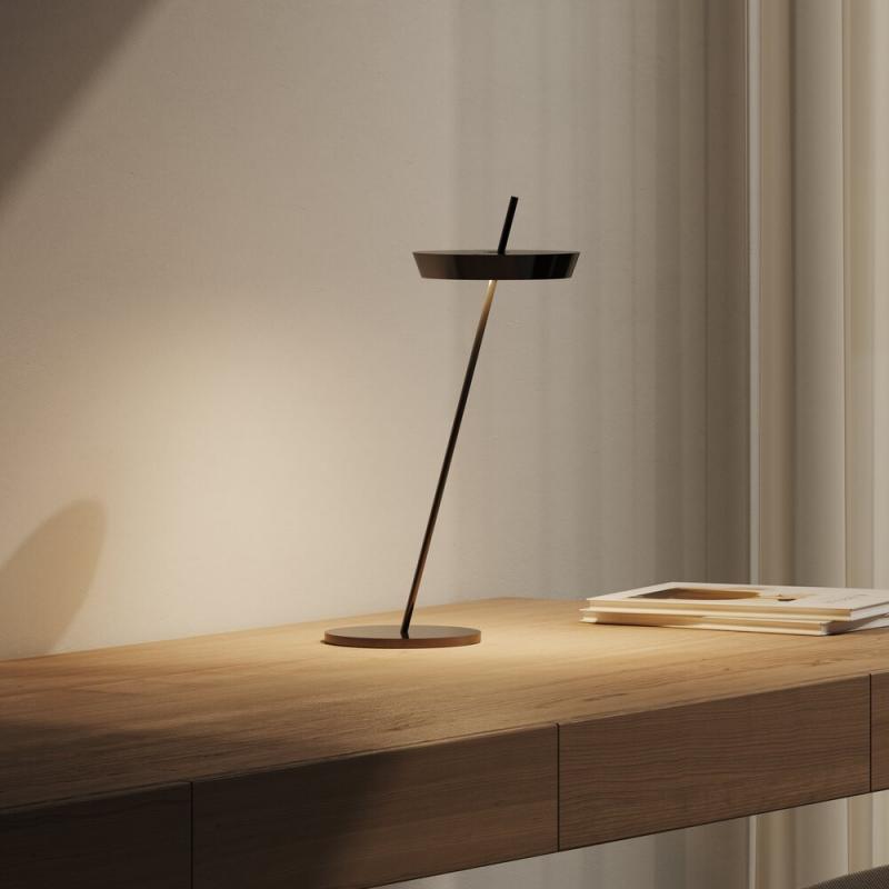 Sigor Akku-Tischleuchte Mahina USB-C 355mm schwarz 2,2W FlexMood 2200K/2700K IP20 168/181lm Ra85 dim