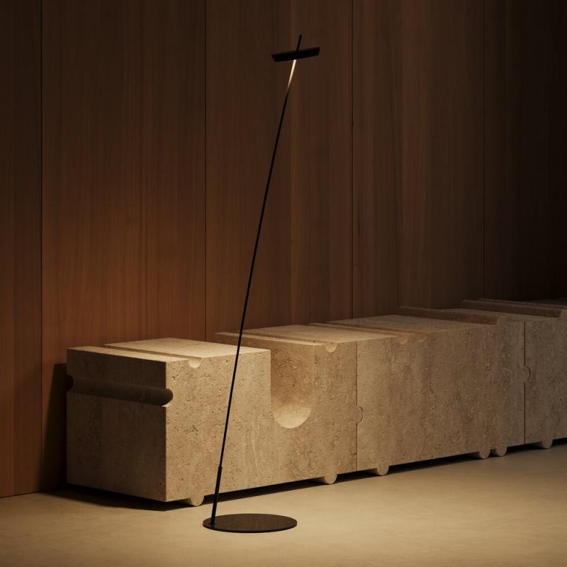 Sigor Akku-Stehleuchte Mahina USB-C 1300mm schwarz 2,2W Flex-Mood 2200K/2700K IP20 168/181lm Ra85 dimmbar