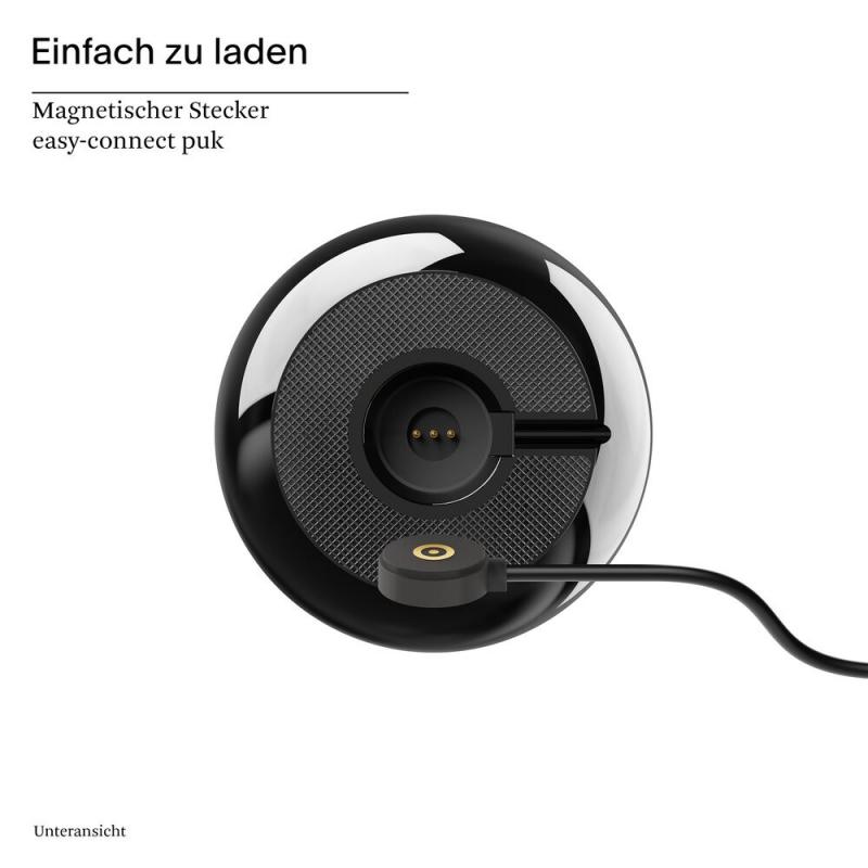 Sigor Akku-Tischleuchte Nucandle keramikschwarz 1,6W 2700K IP54