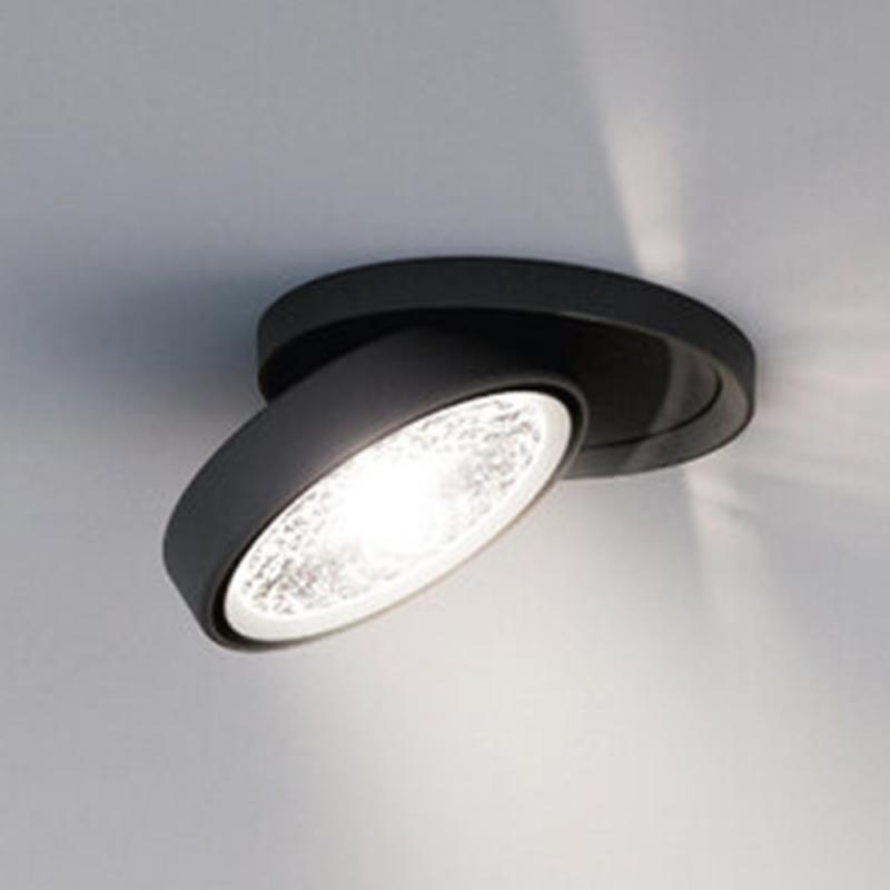 Sigor Nivo Einbauleuchte schwenkbar 111mm 50° schwarz 14W 3000-1800K DTW IP30 950lm Ra90