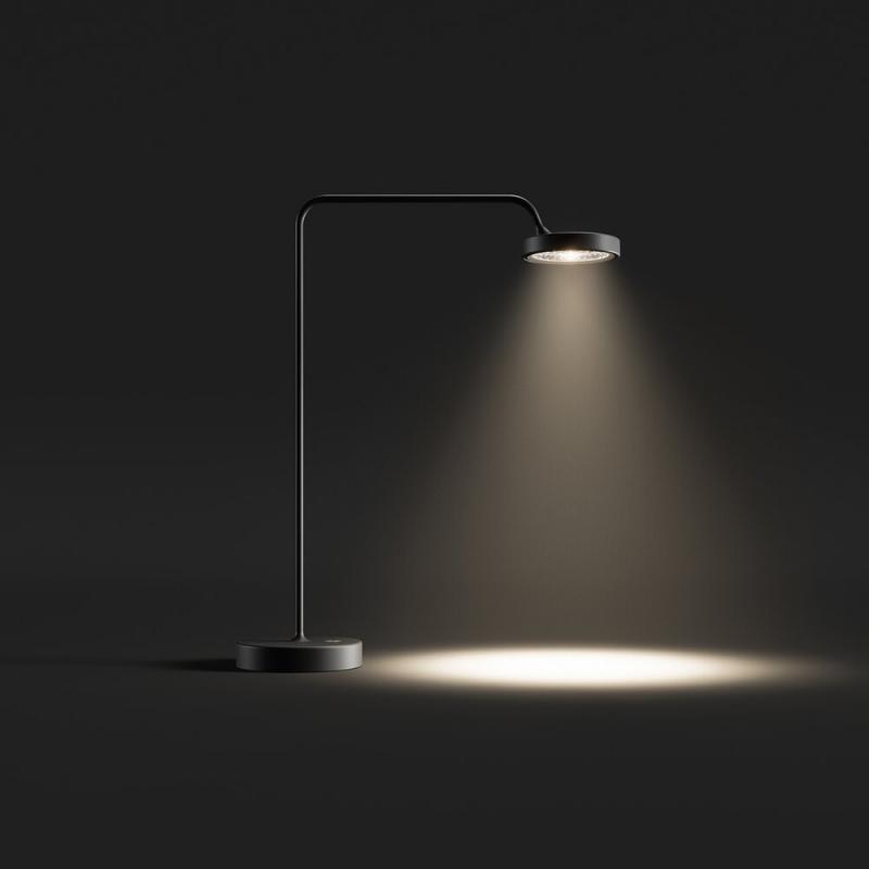 Sigor Nivo Tischleuchte 50° schwarz 14W 3000-1800K DTW IP30 800lm Ra90