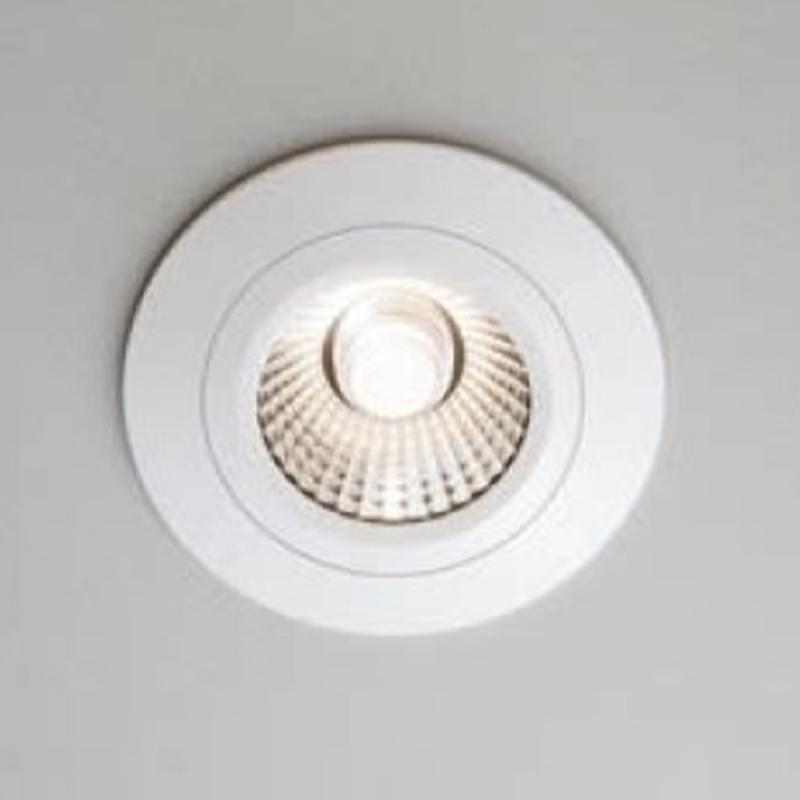 Sigor Einbauleuchte 68 Diled 6W 380lm 3000K weiß 36° dimmbar mit sehr hoher Farbwiedergabe