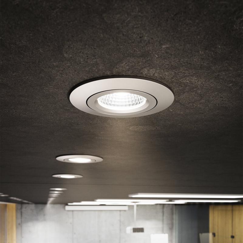 Sigor Einbauleuchte 68 Diled 10W 610lm 2700K-2100K weiß 36° Dim-To-Warm