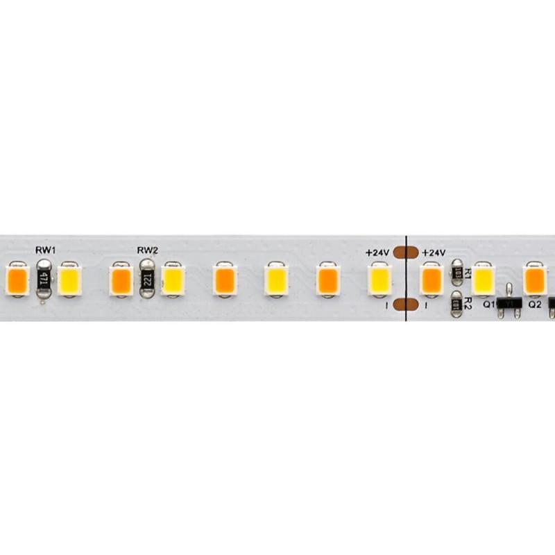 Sigor 10W/m Dim-To-Warm LED-Streifen 3000-1800K 5m 168LED/m IP20 24V 1104lm Ra90