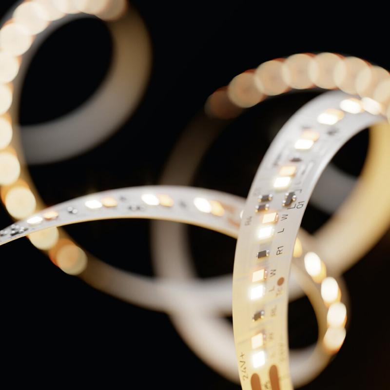 Sigor 8,6W/m Dim-To-Warm LED-Streifen 2700-2300K 5m 224 LED/m IP20 24V 570lm RA90