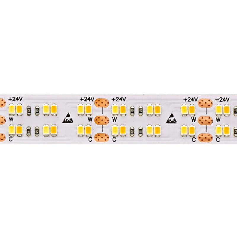 Sigor 38,4W/m Tunable White LED-Streifen 2100-4000K 5m 480 LED/m IP20 24V 3200lm RA90