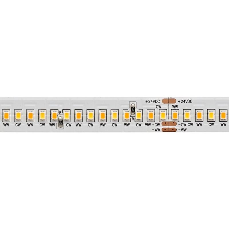 Sigor 20W/m Tunable White LED-Streifen 4000-2100K 5m 288LED/m IP20 24V 2139lm RA90