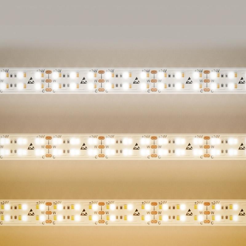 Sigor 22W/m Tunable White LED-Streifen 6500K-2700K 5m 120LED/m IP20 24V 2200lm RA90