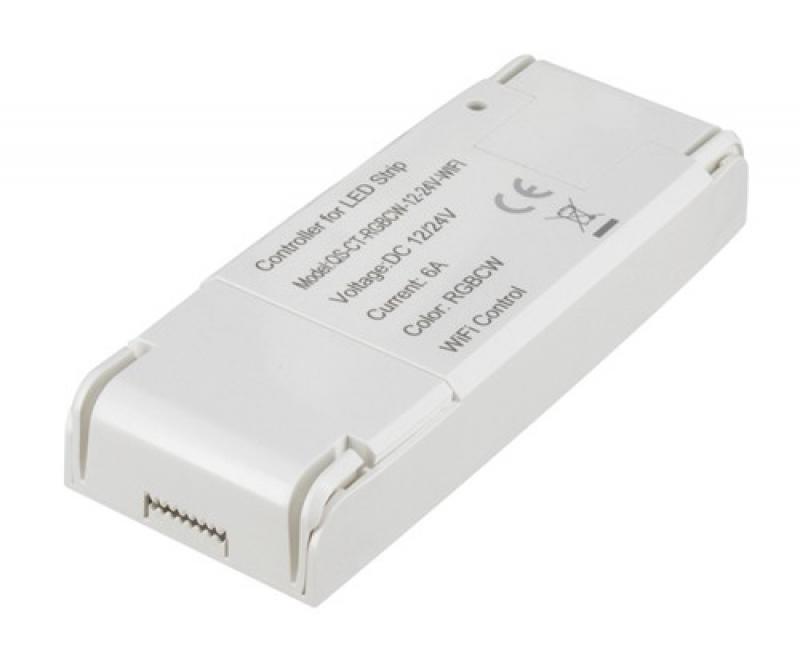 WiFi Controller SHAIRE für LED-Streifen Tuneable White 2 Kanäle x 4A 12-24V Sigor