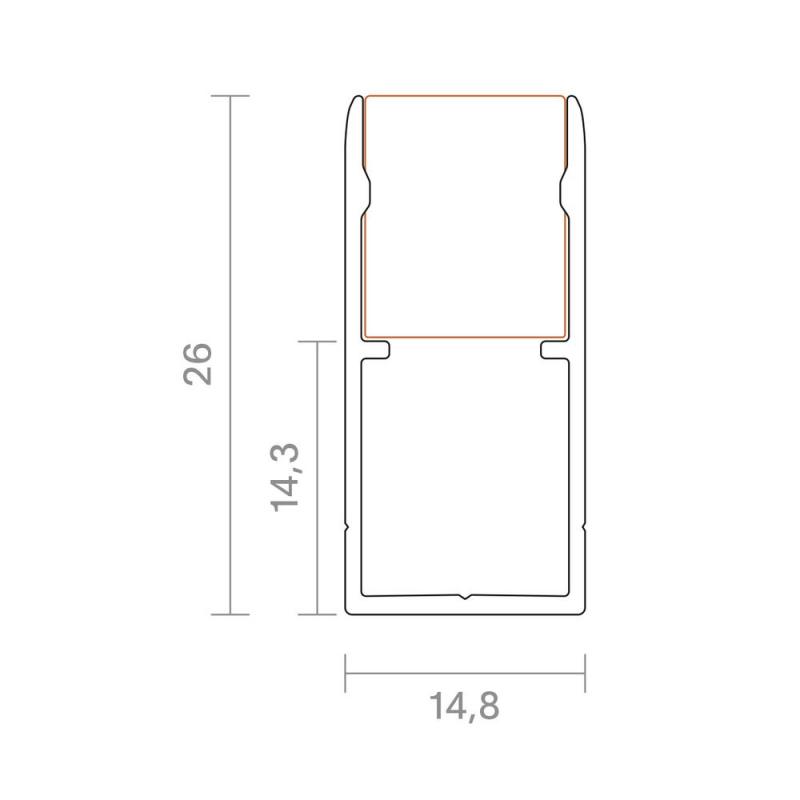 Sigor 1m Profil 13 ART OMNI/TOP Kabelkanal -  9810401