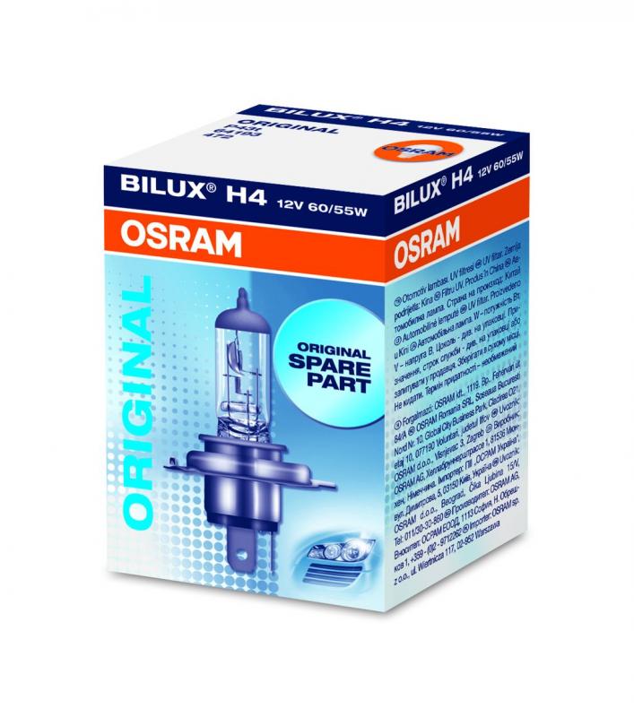 OSRAM 64193 Original H4 12V Faltschachtel P43t Abblendlicht/Fernlicht