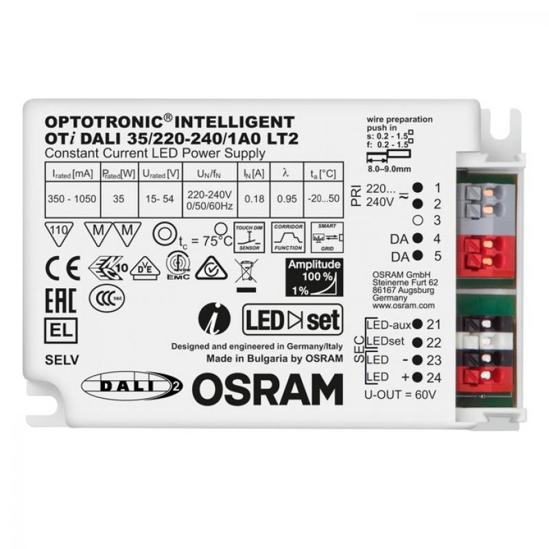 OSRAM OPTOTRONIC Intelligent – DALI LT2 OTi DALI 35/220…240/1A0 LT2