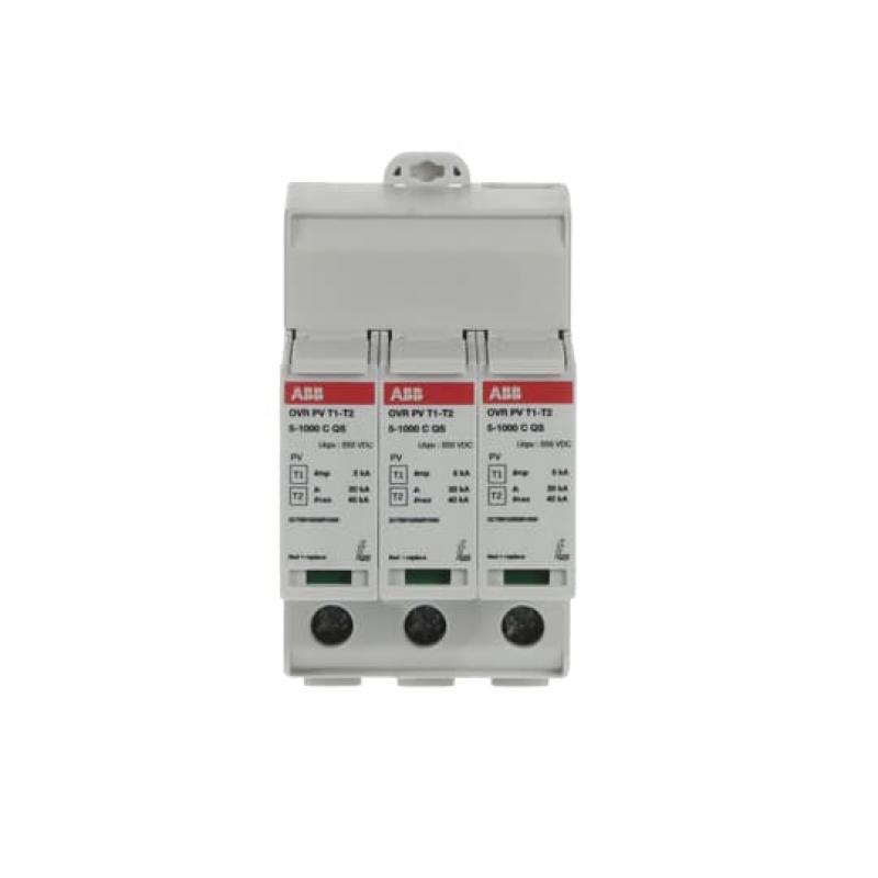 ABB OVR PV T1-T2 5-1000 P QS SPD Typ 1+2 geprüft, 5 kA für Leerlaufspannungen bis 1.000 V DC