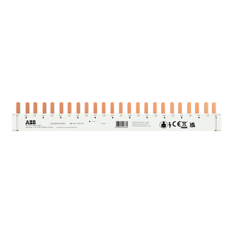 ABB BB-SU 3/24/10 Phasenschiene 3-phasig, 10mm², 24 PINs für S200C