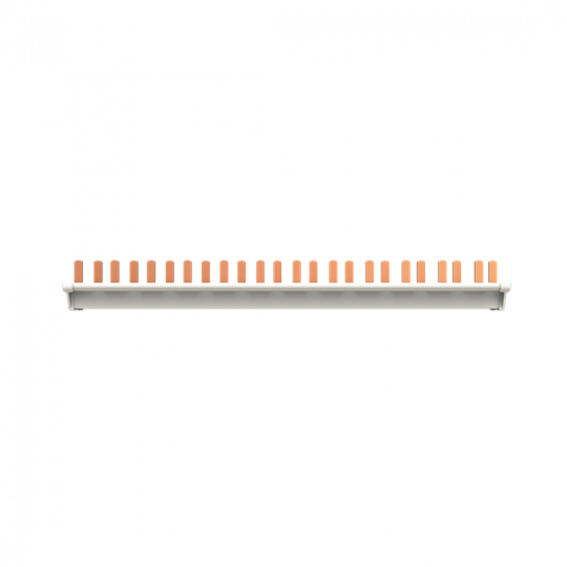 ABB PSc 1/24/10 N Phasenschiene 1-phasig+N, kürzbar, Endkappe PSc-END 12 Module, 24 Pins, 10 mm² Phasenfolge L1-N-L1-N-…0,5TE Abstände