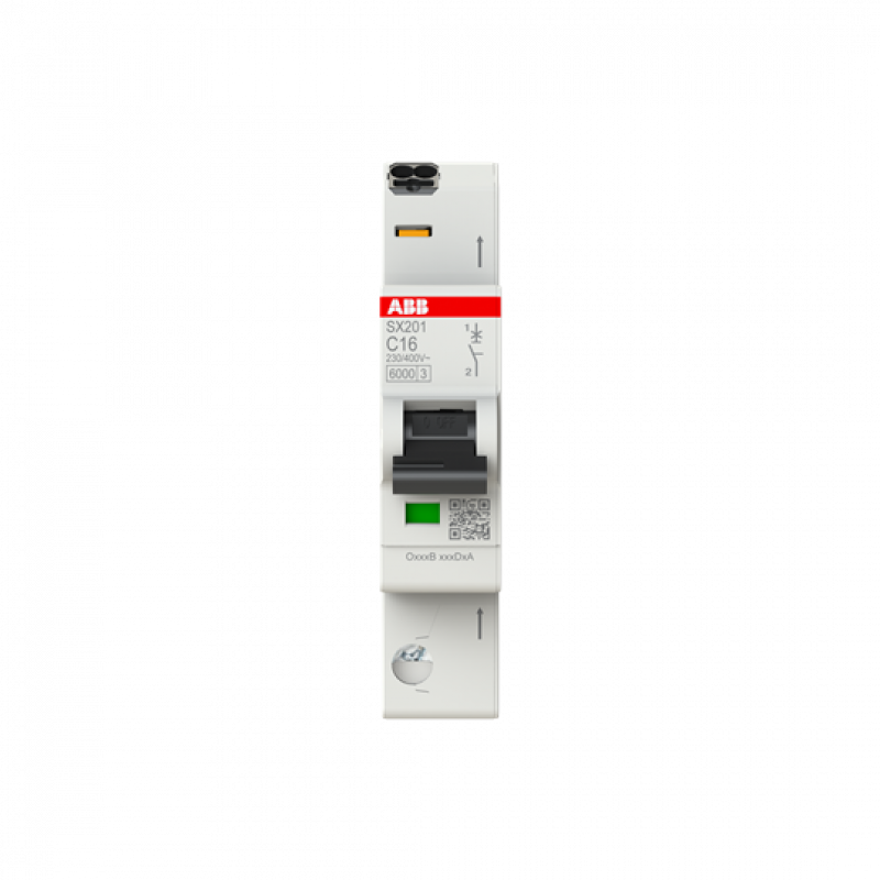 ABB SX201-C16 Sicherungsautomat Flexline C-Char., 6kA, 16A, 1P FlexLine Push-in Technologie