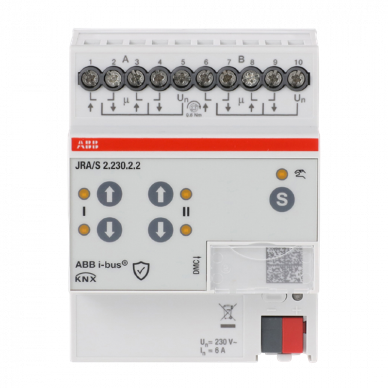 ABB JRA/S2.230.2.2 Jalousieaktor 2-fach 230V, manuelle Bedienung