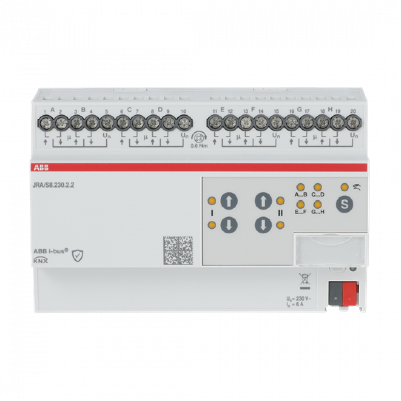 ABB JRA/S8.230.2.2 Jalousieaktor 8-fach 230V, manuelle Bedienung