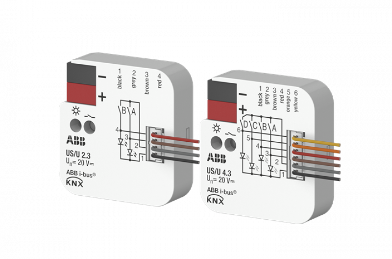 ABB US/U2.3 Universal-Schnittstelle, 2fach, UP