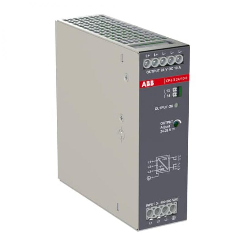 ABB CP-S.3 24/10.0 Netzteil, In:3x400-500VAC Out:DC 24V/10A