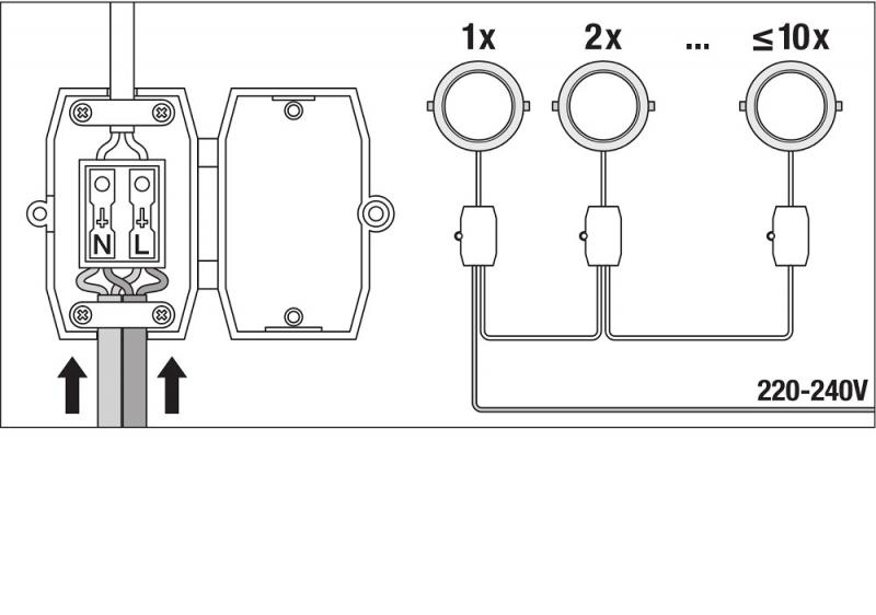LEDVANCE Downlight Slim DN105 Round 6W in Weiß 4000K universalweißes Licht