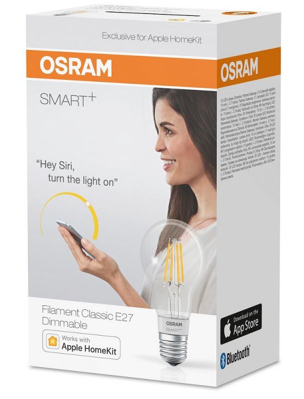Led Lampe Fur Apple Homekit Osram Smart Filament Classic E27 5 5w Dimmbar 