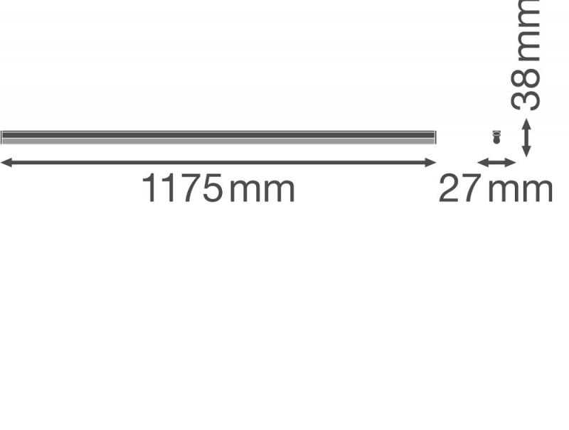 120cm LEDVANCE LED Lichtleiste LINEAR COMPACT BATTEN 1200 20 W 4000 K neutralweißes Licht