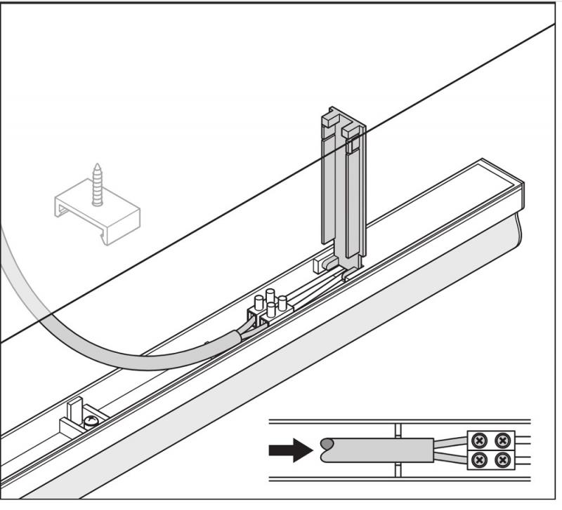 150cm LEDVANCE LINEAR COMPACT BATTEN 1500 LED Lichtleiste Lichtband 25 W 3000K warmweiße Beleuchtung