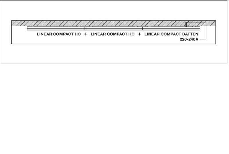 60cm LED Lichtleiste  LEDVANCE LN COMP High Output 600 Lichtband 10W 3000K warmweiß