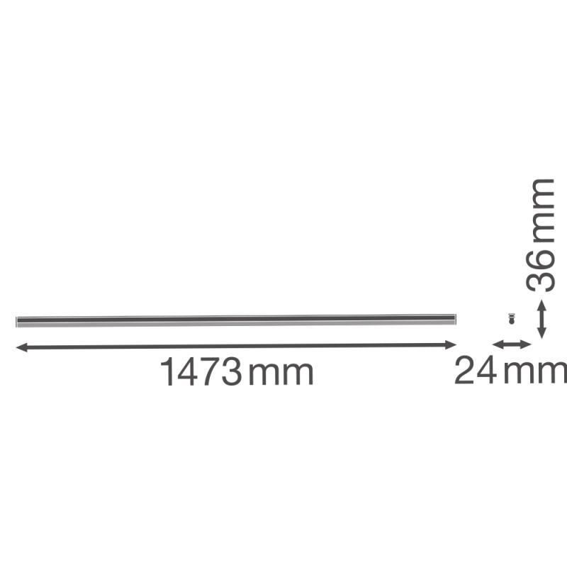 150cm LED Lichtleiste LEDVANCE LN COMP High Output 1500 25W 3000K warmweißes Licht