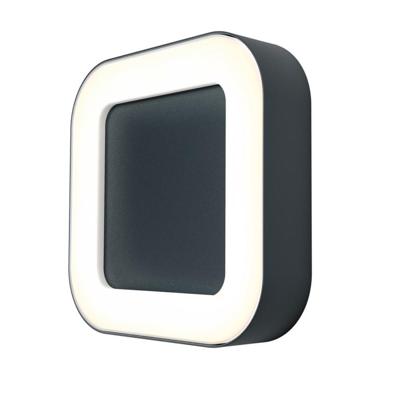 Quadrarische moderne OSRAM LED Außen Wandleuchte Endura Style Square in Anthrazit