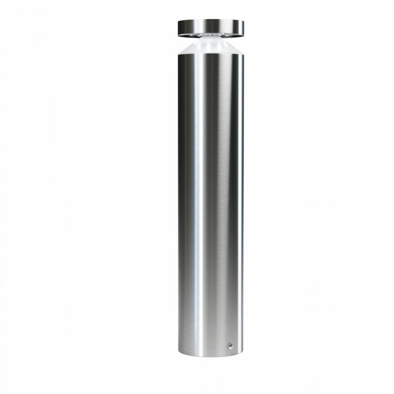 50cm hohe Osram LED Wegeleuchte Endura Style Cylinder aus Edelstahl mit Rundumlicht IP44 - modernes Edelstahl-Design, IP44 für Wege und Parkplätze