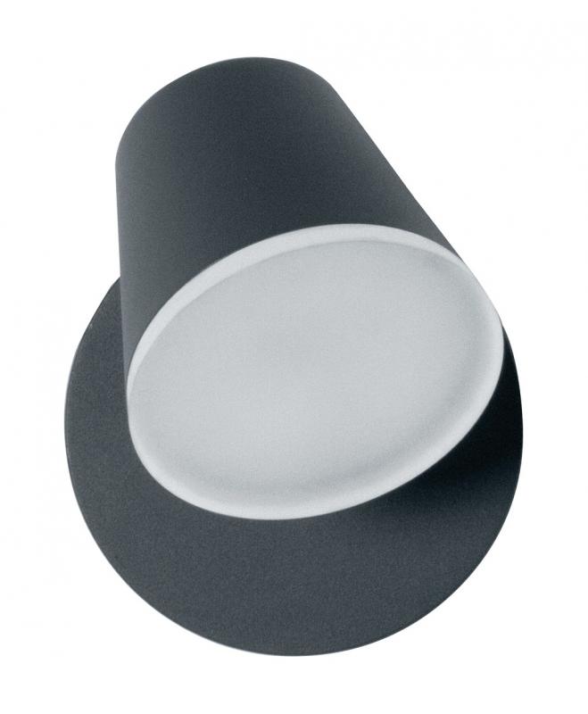 OSRAM Außenwandstrahler drehbarer Kopf dunkelgrau warmweißes LED-Licht IP44