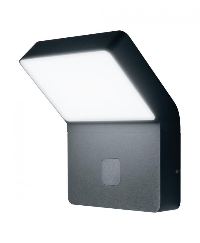 OSRAM LED Außen Wandleuchte Endura Style Wall Wide mit unauffälligem Sensor in Anthrazit IP44