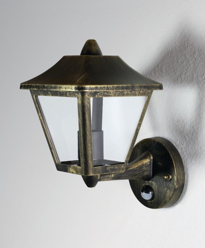 OSRAM Wandleuchte Endura Classic Tradition ALU Up mit Sensor E27 GD IP44