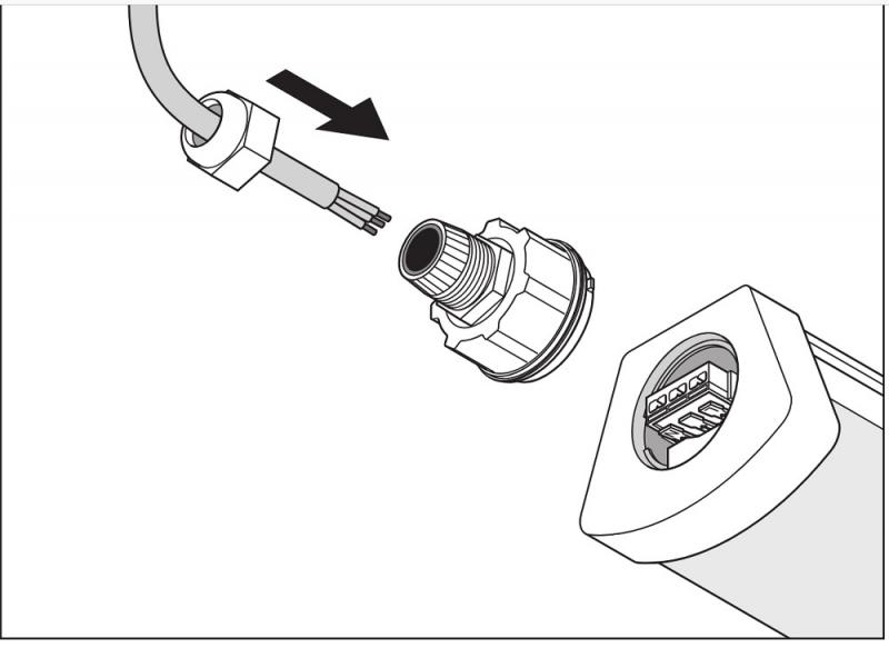120cm LEDVANCE DampProof LED Compact 1200 23W 4000K 2800lm IP66  LED Feuchtraumleuchte -  Durchgangsverdrahtung