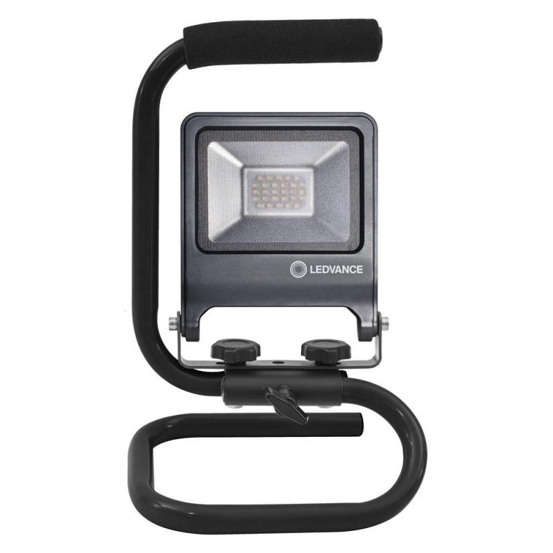 Ledvance LED WORKLIGHT 20W 840 S-STAND Floodlight mit Tragegriff 4000K IP65 dunkelgrau